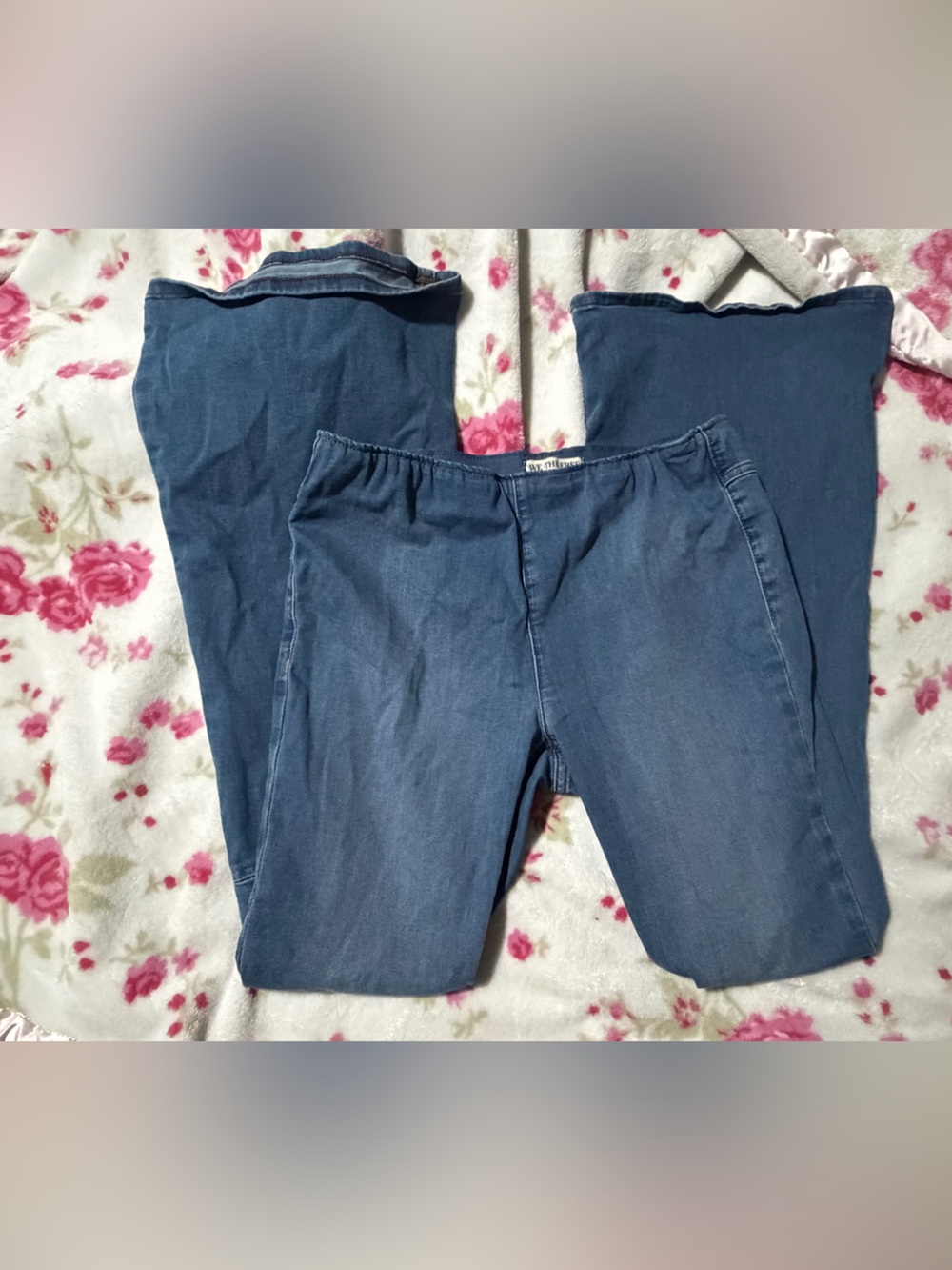 We The Free Indigo Flare Wide-Leg Jeans